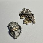 Lot of 2 Bird House And An Owl Brooch Pins 1 By Birds & Blooms 1997 Photo 7