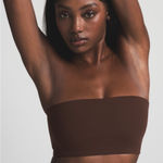 SKIMS NWT  Fits Everybody Bandeau Crop Cocoa Brown Size XS Photo 0
