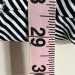 Cupshe Women’s‎  Peach Black White Stripe One-piece Swimsuit Size Large NEW Photo 9