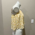 Nectar Clothing Women's Yellow Floral Camisole Tank Top Size M Photo 5