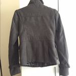 Hydraulic Gray Duffle funnel neck wool peacoat jacket SZ S Photo 2