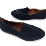 Donald Pliner  Black Minimal Flats Loafers Stretch Knit Flat Photo 1