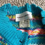 Vintage Potomac Collection Made in Italy Cardigan Sweater Blue Size M Photo 3