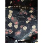 Napa Valley Blue Pink White Petite Medium Sleeveless Photo 3