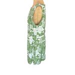 Villager Liz Claiborne Women Floral Sleeveless Lined Sheath Dress Green Size 14 Photo 3