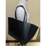 Victoria's Secret Victoria Secret Large Black Tote Bag Purse w/Fringes 14.5"x13" Photo 3