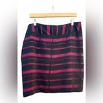 Apostrophe Women's Size 12 Black & Pink A-Line Skirt Semi Sheer Black Overlay Photo 2