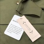 Nanette Lepore NEW ! Olive Double-Breasted Trench Coat Photo 12
