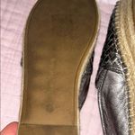 Sam Edelman  Size 7 Metallic Silver Woven Slip-On Espadrilles Photo 9