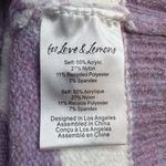 For Love & Lemons  Purple Stripe Sleeveless Cropped Sweater Vest Medium New Photo 42