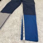 Outdoor Voices Leggings 7/8 Two Tone Color Block Leggings in Dipped Navy Blue Me Photo 7