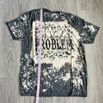 Gildan Somebody's Problem Cheetah Print Bleach Dyed Graphic Tee Photo 6