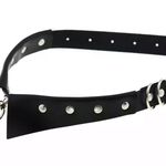 Black O Ring Choker Collar Necklace New Photo 2
