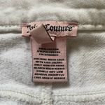 Juicy Couture white cotton/spandex blend pants, size 8 Photo 11
