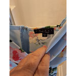 Trixxi Size S Womens Light Blue Floral Wrap Back Zip Up Lined Dress Photo 3