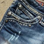 Rock Revival Elaina Boot Cut Bling Embroidered Flap Pocket Jeans Size 28x34 Photo 9