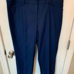 White House | Black Market  dress pants size 6 straight crop blue Photo 0