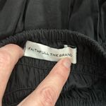 Faithfull the Brand  Kiera Smocked Waist Midi Skirt black size XS Photo 3