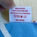 NEW Hammies Terry cropped retro tank top in blue poppy and cream size S small Photo 12