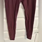 CRZ Yoga  Fleece Lined Leggings Burgundy Purple Size XS Photo 2