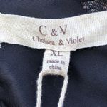 Chelsea and Violet NEW renessaince wrap mini dress soft crushed velvet Floral XL Photo 7