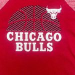 Nba  Chicago Bulls Women's 3/4 Raglan Sleeve T-Shirt in Red, XL Photo 2