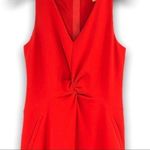 Anthropologie Anthro. Leifsdottir- Twist Front Red Dress - 4 Photo 3