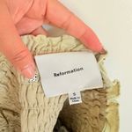 Reformation Lena Linen Two Piece in Dried Herbs Small Summer Fall Minimalist Photo 5