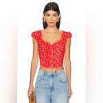 Free People | ‘Faye’ Printed Crop Blouse Top Photo 5