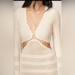 JLUXLABEL  White Maxi Knit Skirt Photo 4