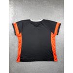 Majestic NFL Cincinnati Bengals Draft Me V Neck Shirt Women 2X Short Sleeve Photo 1