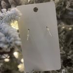 Handmade Poured Paint Square Earrings Swirl Stainless Steel Elderly Artisan Purple Photo 4