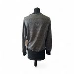 Nine West  Black and Gray Snake Print Top size M Photo 1