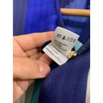 Zimmerman blue‎ colorblock pleated 100% silk knotted dress size 2 Blue Photo 4