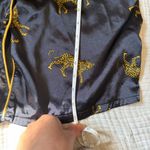 Men's Black and Gold Leopard Print Shirt Size M Photo 9