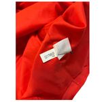 New Cremieux Dress Womens 4 Midi Smocked Back Ruffle Shoulder Summer Red Coastal Photo 5