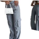 White Fox Boutique White Fox Gray make it official cargo trousers size medium Photo 1