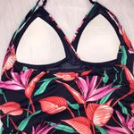 Tommy Bahama Women’s Floral Leaf Multi-Colored Faux Wrap Tankini Halter Swim Top Photo 5
