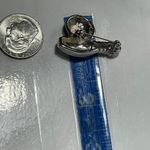 White Enamel Bowling Pin & Black Enamel Bowling Ball Brooch Photo 3