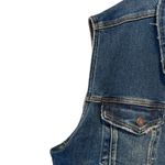 Judy Blue NWT Reversible Buffalo Plaid Flannel Denim Jacket Vest Size 3 XL Photo 7