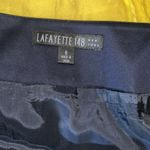 Lafayette 148  New York Size 6 Navy Pencil Skirt Photo 11