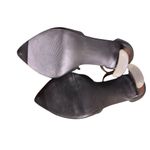 Torrid  Black Ankle Strap Pointed Toe Lucite Ombre Heel Pumps 9WW Wide Width Plus Photo 5