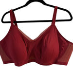 Honeylove Crossover Wireless Bra Womens 3X 44DD Ruby Red Size undefined Photo 0