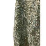 Vintage 60's Alexander's Wool Beaded Fringe Sequins Formal Top Size 40 Embroider Green Size M Photo 9