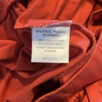 Garnet Hill  Skirt Womens Small Rust Terracotta Red Orange Pockets Elastic Waist Photo 7