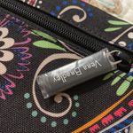 Vera Bradley  Pencil Pouch Bandana Swirl black orange pink white green paisley Photo 2