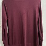 Zenana Outfitters  Maroon V-Neck Cardigan sweater 1X Photo 3