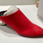 Proenza Schouler Suede Mules Red size 6 Photo 4