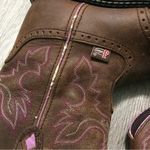 Justin Boots Justin Gypsy Aged Bark Western Cowgirl Boot Womens 7B Pink Photo 3
