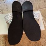 Joie  Batton White Quilted Leather Sandal 38.5 8 8.5 T Strap Thong Photo 5